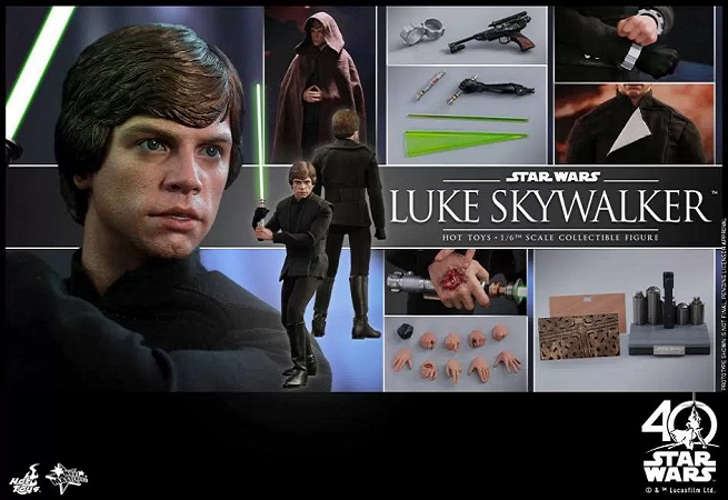 Star Wars: l&#8217;action doll di Luke Skywalker di Hot Toys da Il Ritorno dello Jedi