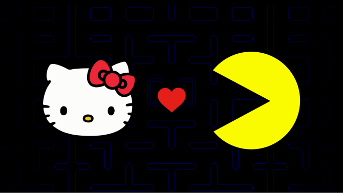 Hello Kitty e Pac-Man insieme in un nuovo videogioco