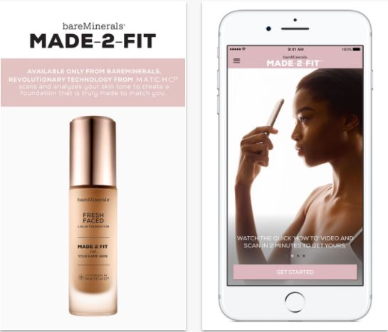 Trucco minerale: Bare Minerals lancia un&#8217;app per il fondotinta perfetto per tutte