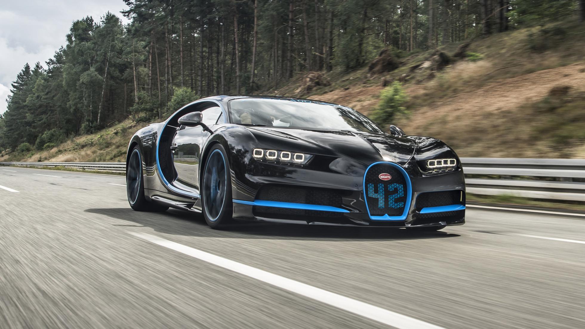 Bugatti Chiron segna il record mondiale nello 0-400-0 km/h con Montoya