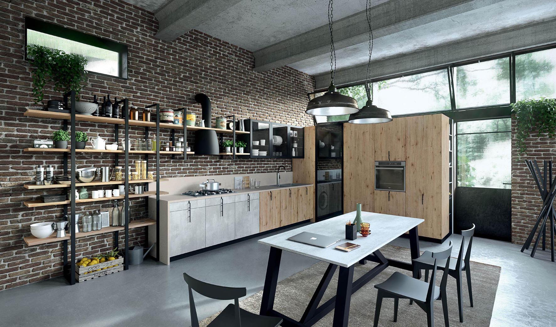 ARAN Cucine LAB13 Garage: modularità, design e qualità, le foto
