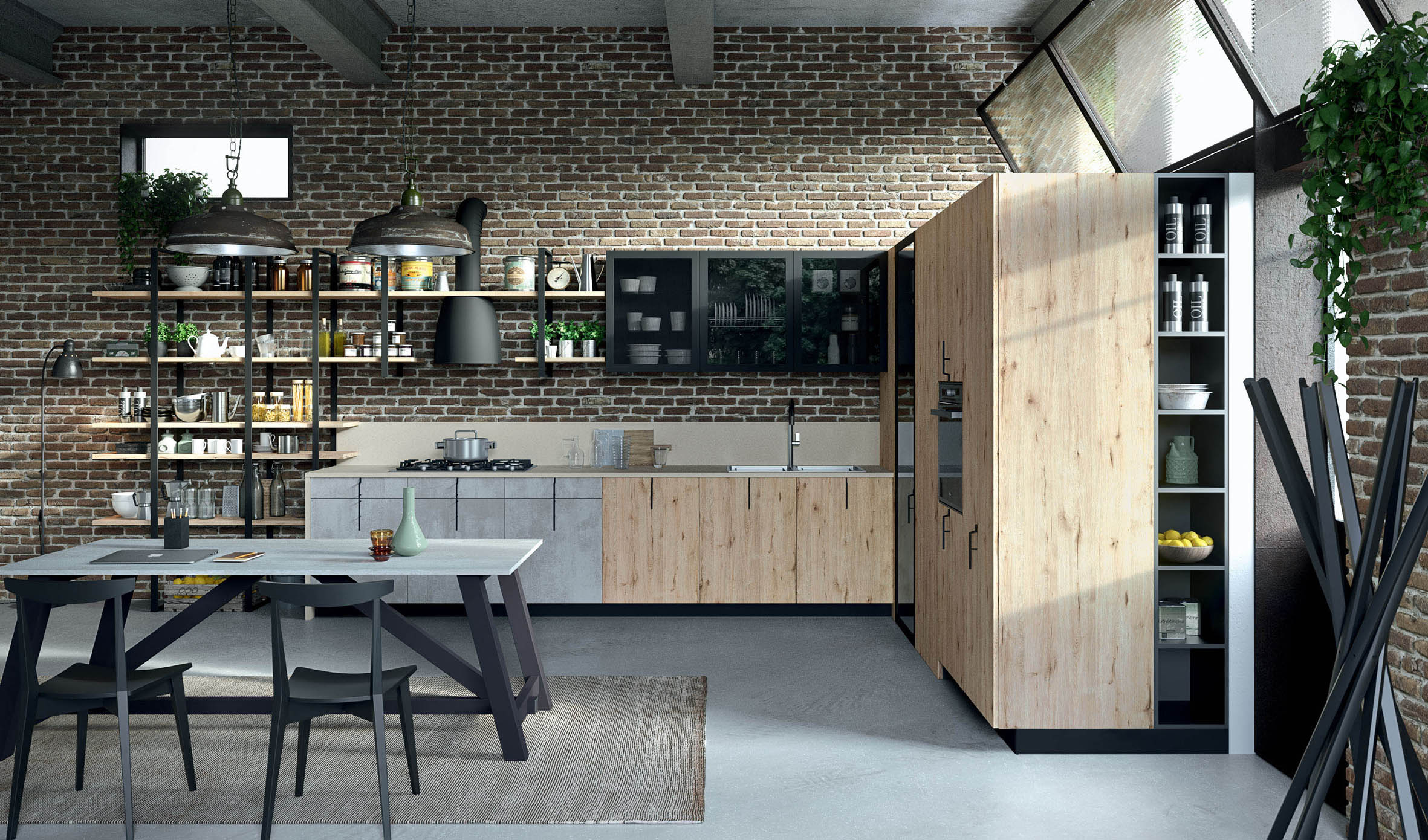ARAN Cucine LAB13 Garage: modularità, design e qualità