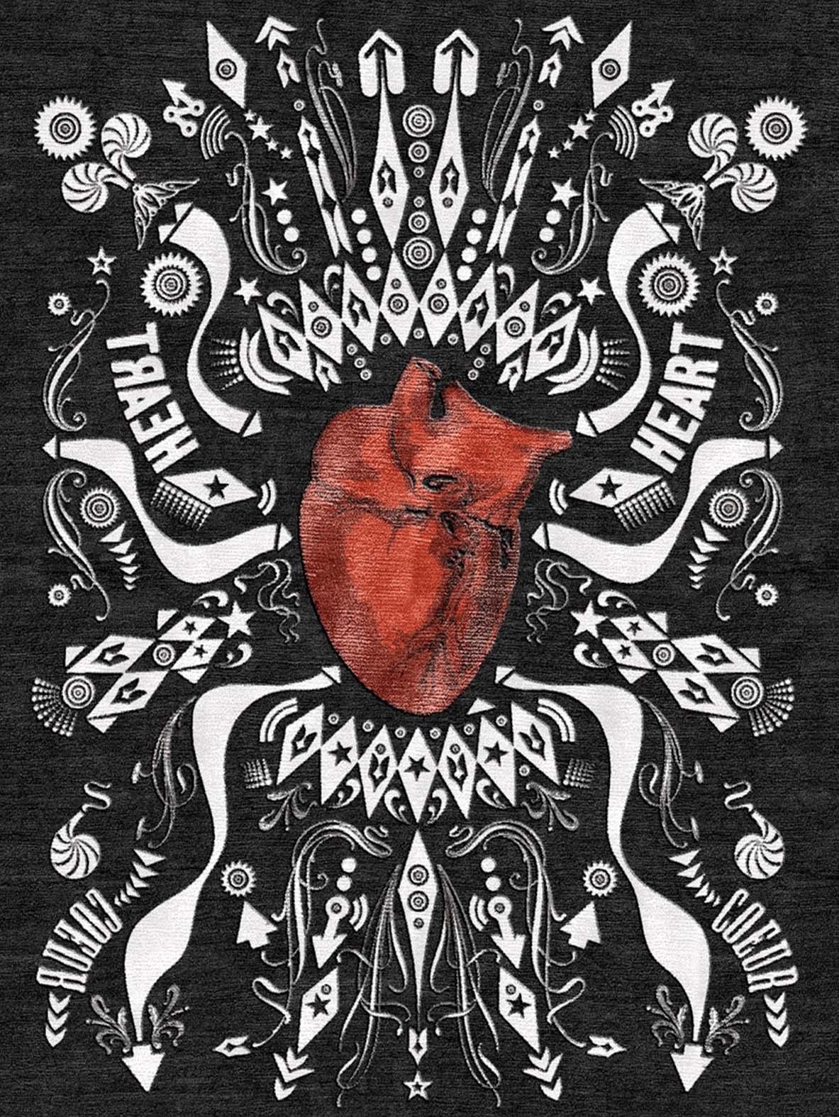 Tappeti moderni: Heart firmato da Lorenzo Petrantoni per la Limited Edition di Illulian