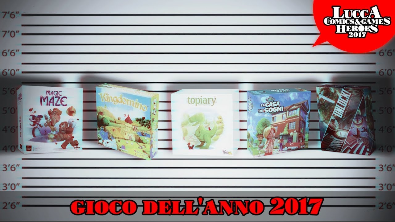 Lucca Comics &amp; Games: Gioco dell&#8217;Anno 2017