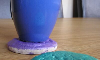 Lavoretti di pasta di sale da regalare ai nonni: portatazza