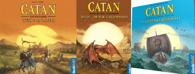 I Coloni di Catan, tre espansioni per il gioco da tavolo di Giochi Uniti