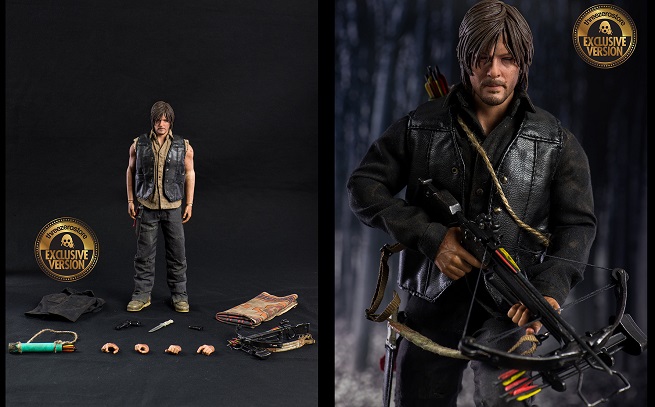The Walking Dead: l&#8217;action doll di Daryl Dixon di ThreeZero