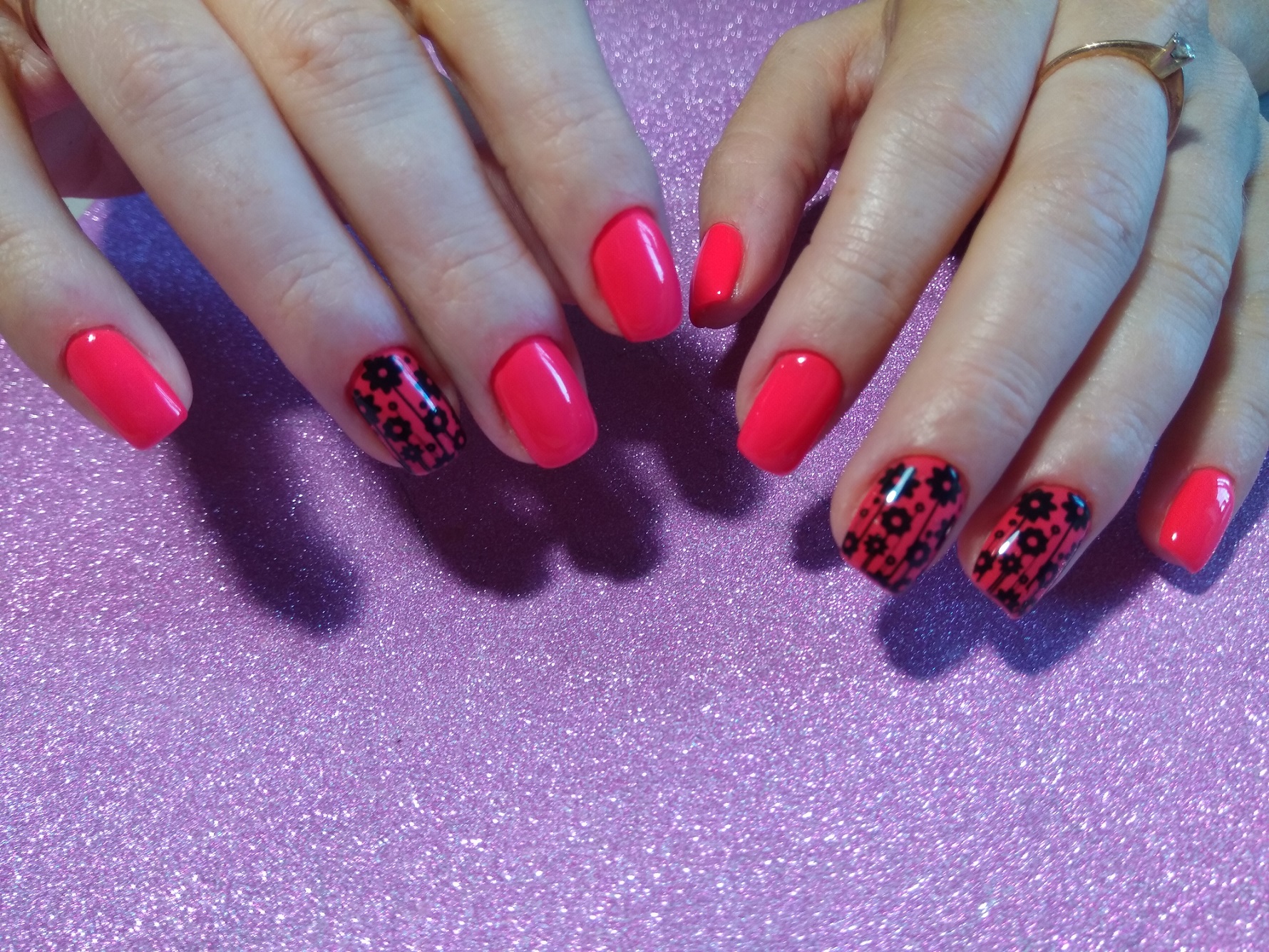 Halloween nail art