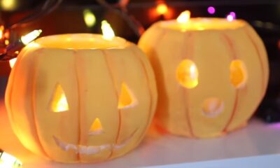 Pasta di sale zucca di halloween