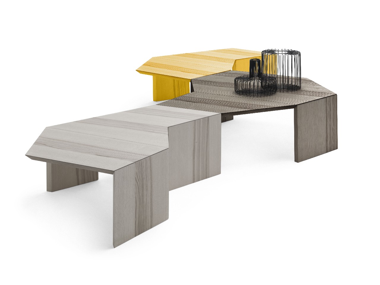 Bartoli Design per Mogg: il tavolino modulare Jeeg