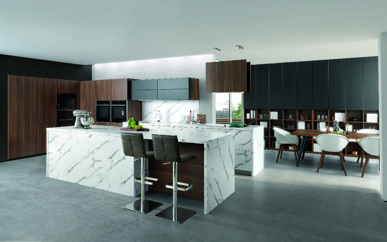 Schmidt cucine 2017: i modelli Arcos e Strass, la personalizzazione legata alla qualità