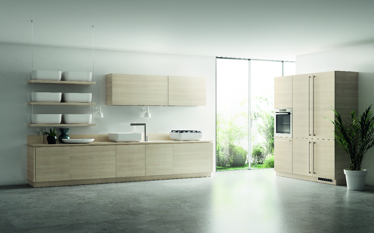 Scavolini bagno e cucina Qi: atmosfera elegante e minimalista firmata da Nendo