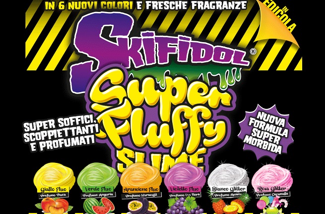 Giochi in edicola: Skifidol Super Fluffy Slime di Officina Edicola