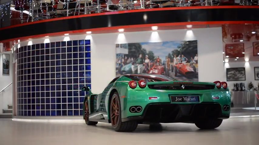Ferrari Enzo verde smeraldo: esemplare unico al mondo [Video]