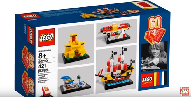60 Years of the LEGO Brick, il set commemorativo 40290