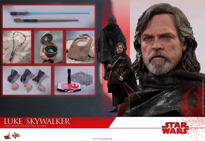 Star Wars &#8211; Gli Ultimi Jedi: l&#8217;action doll di Luke Skywalker di Hot Toys