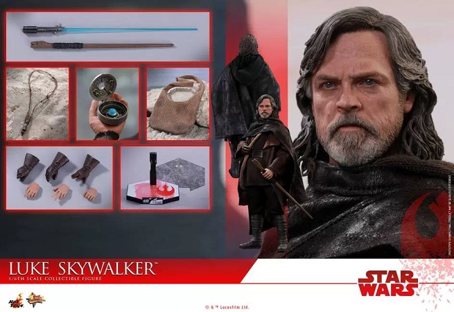 Star Wars – Gli Ultimi Jedi: l’action doll di Luke Skywalker di Hot Toys