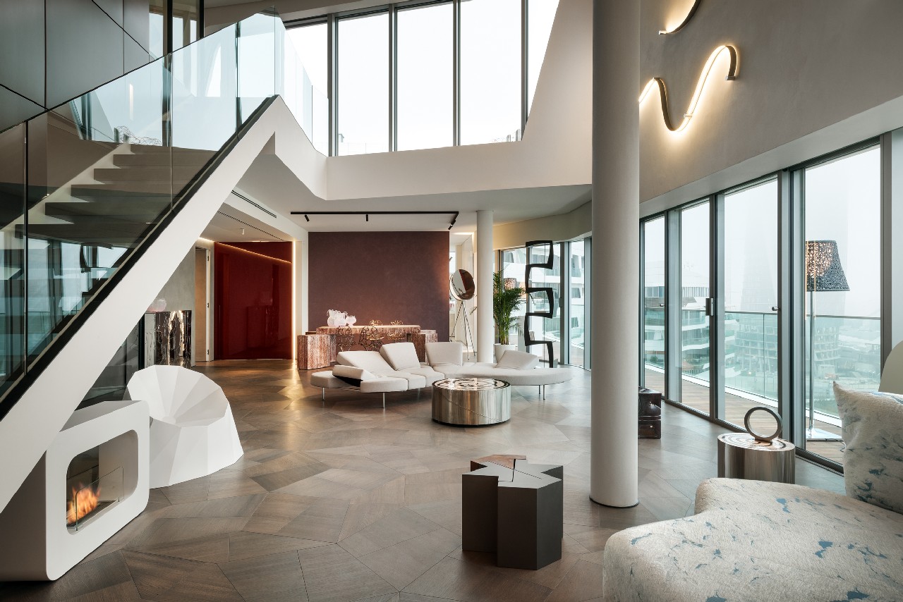 Milano Contract District: la Penthouse One-11 con i radiatori sartoriali di Antrax IT