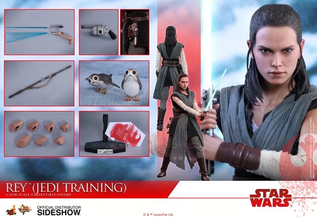 Star Wars – Gli Ultimi Jedi: l’action doll di Rey di Hot Toys