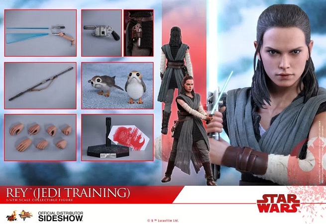 Star Wars &#8211; Gli Ultimi Jedi: l&#8217;action doll di Rey di Hot Toys