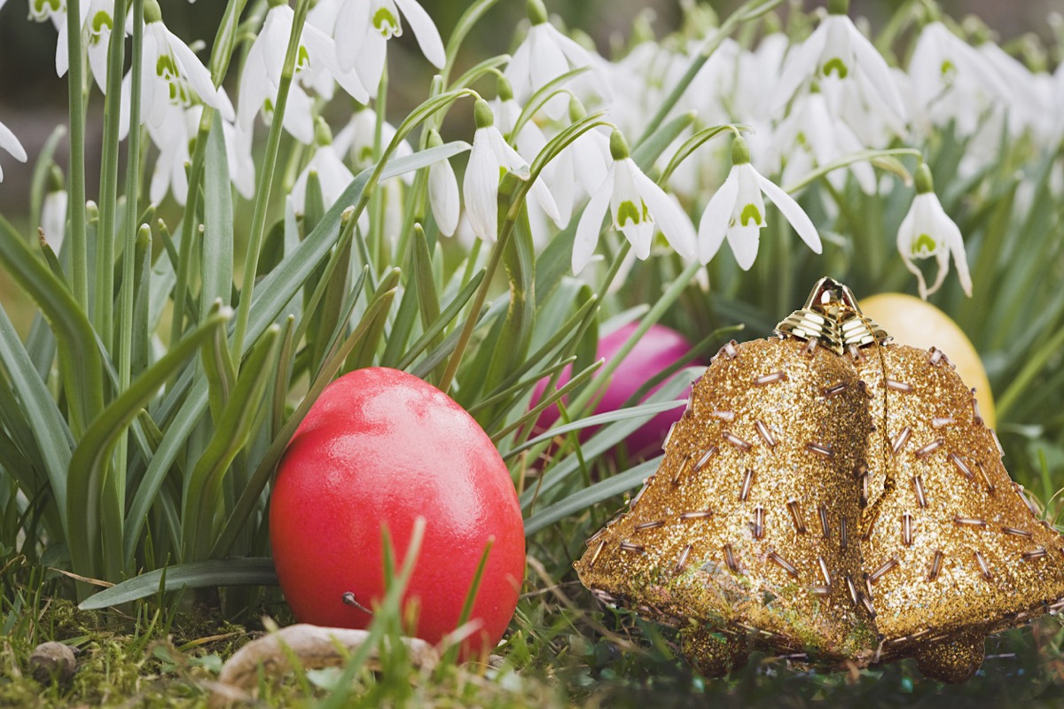 Come realizzare le campane di Pasqua con la pasta di sale