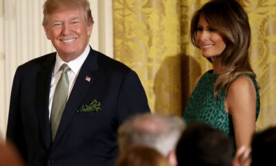 look di Melania Trump per San Patrizio