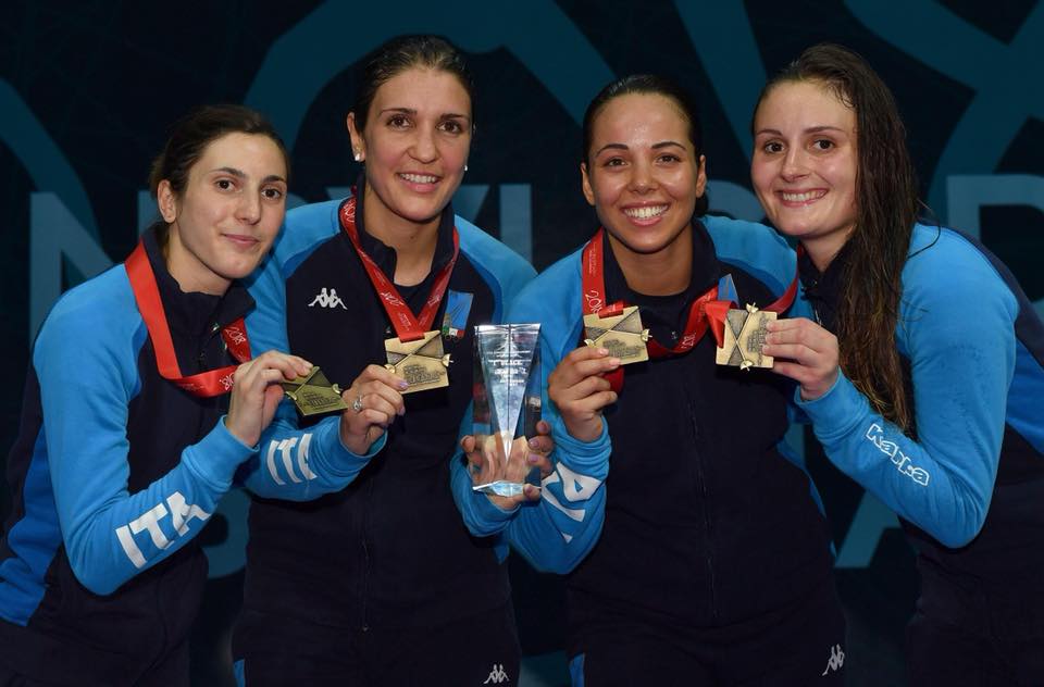 azzurre del fioretto medaglia d'oro