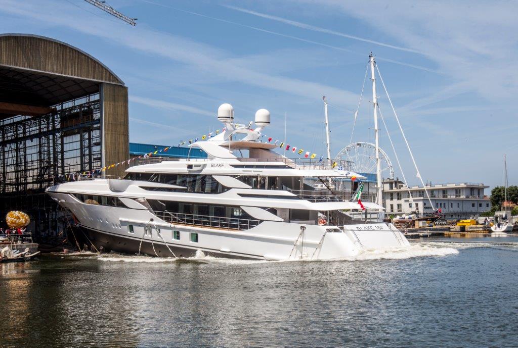 Yacht di lusso Benetti Blake: varo a Viareggio