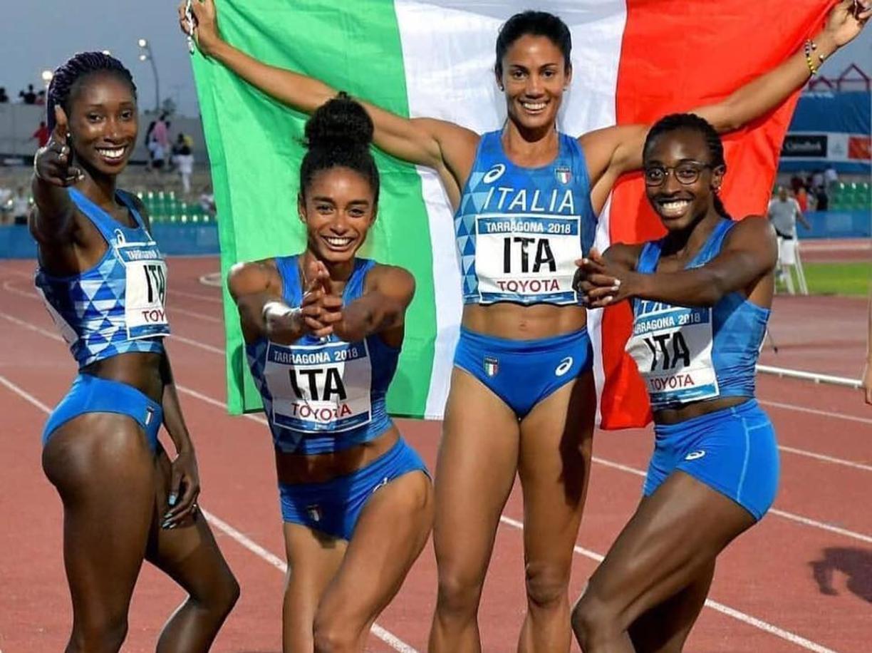 staffetta femminile 4x400 ai Giochi del Mediterraneo