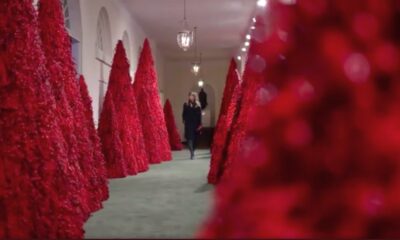 addobbi horror alla Casa Bianca per Natale
