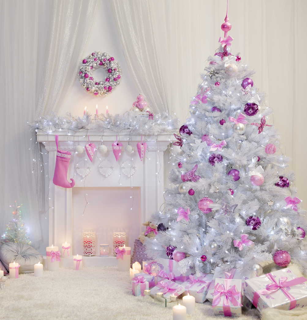 Alberi di Natale rosa