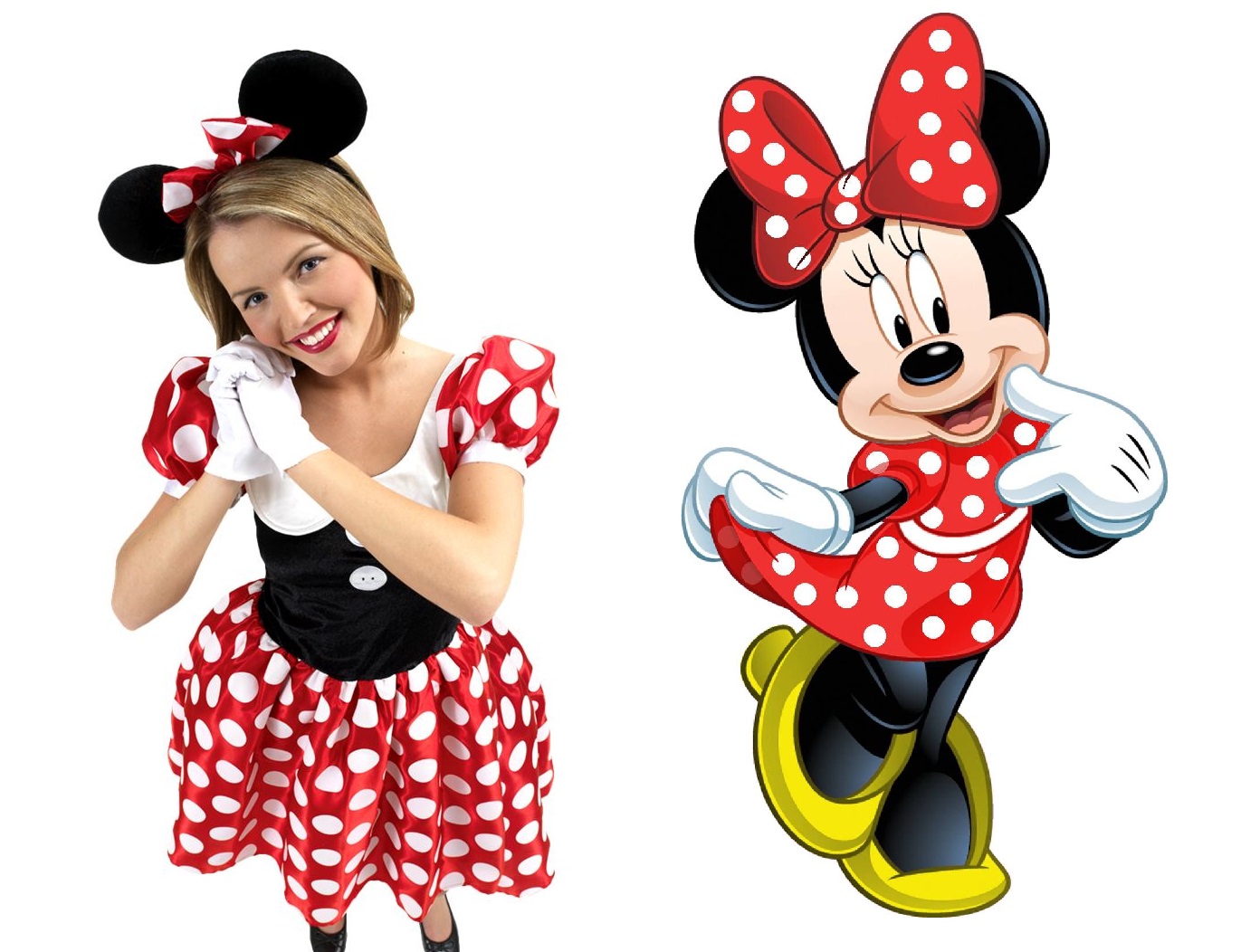 Il vestito di Minnie per adulto per Carnevale