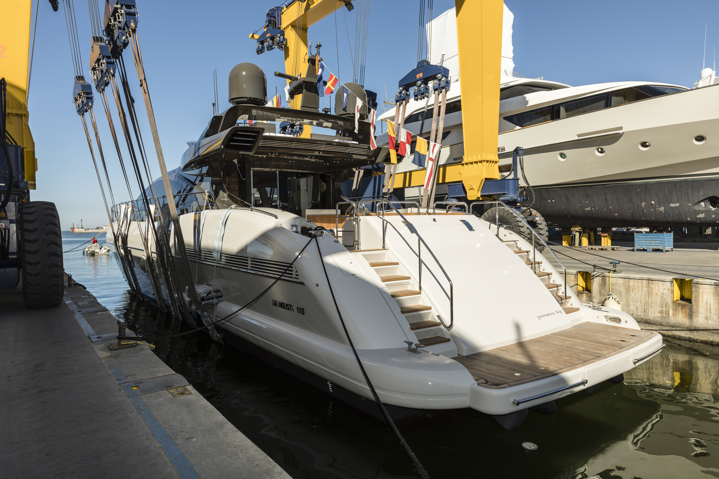 Yacht Mangusta 110: varato il 4° esemplare del Maxi Open