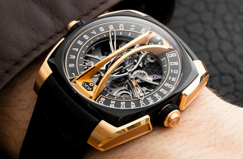 Orologio da polso Cyrus Klepcys Vertical Tourbillon Skeleton