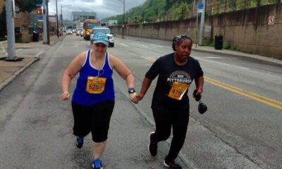 Laura e Jessica alla maratona di Pittsburgh