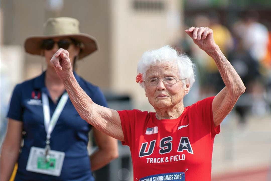 Julia ‘Hurricane’ Hawkins, la runner di 103 anni