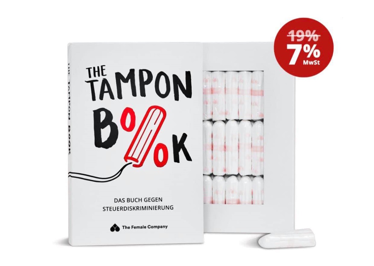 The Tampon book: il libro con gli assorbenti per arginare la Tampon Tax