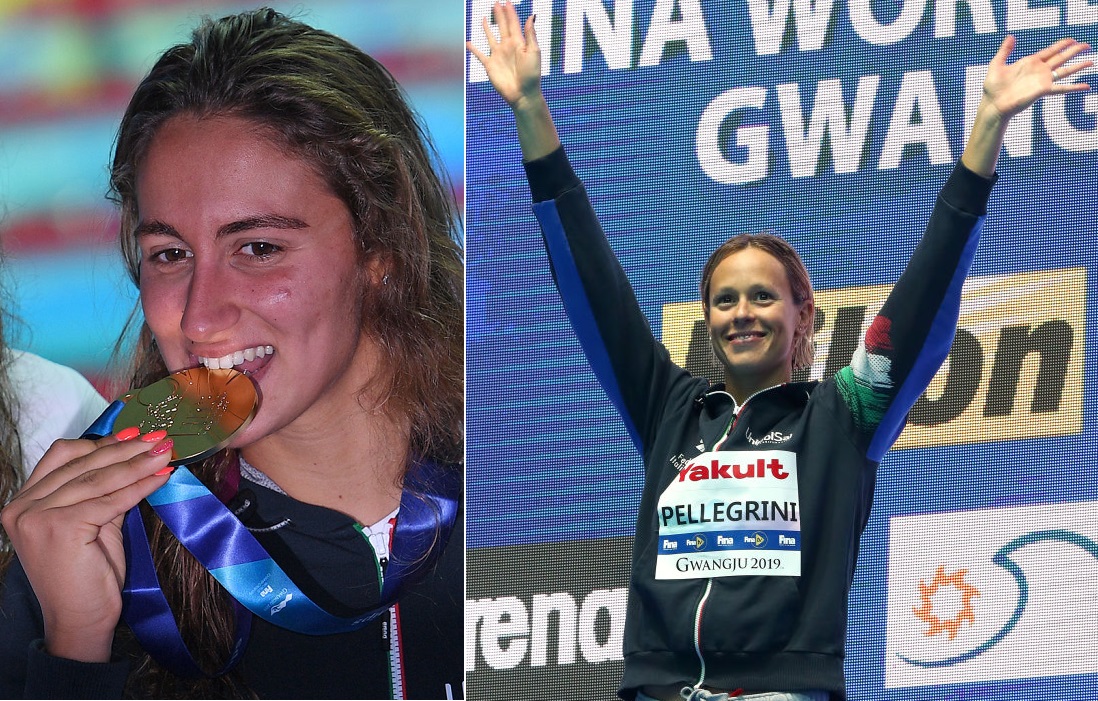 Federica Pellegrini e Simona Quadarella: le ragazze d&#8217;oro ai Mondiali di Gwangju 2019