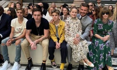 Beckham al completo per sostenere mamma Victoria