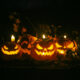Decorazioni Halloween giardino zucche
