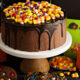 Dolci di Halloween torta fluorescente, ingredienti e preparazione