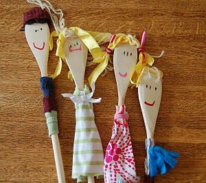 Lavoretti per la Festa della mamma con... un cucchiaio di legno