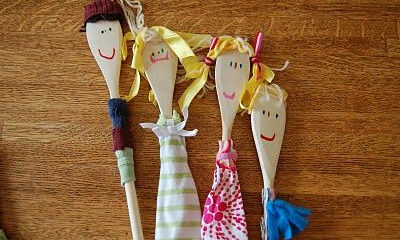 Lavoretti per la Festa della mamma con... un cucchiaio di legno