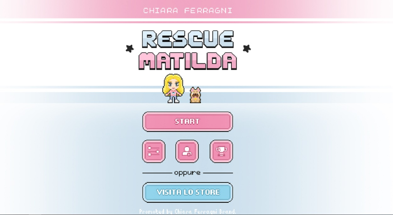 Rescue Matilda, Chiara Ferragni lancia il suo nuovo videogioco (molto rosa)