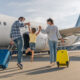 Famiglia che va in vacanza