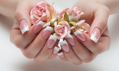 manicure mani rose french