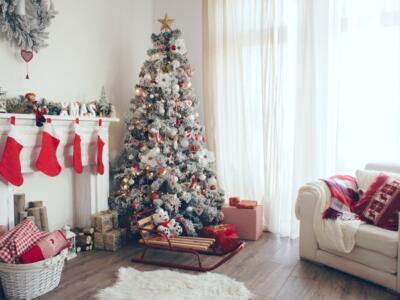 L’albero di Natale innevato fai da te