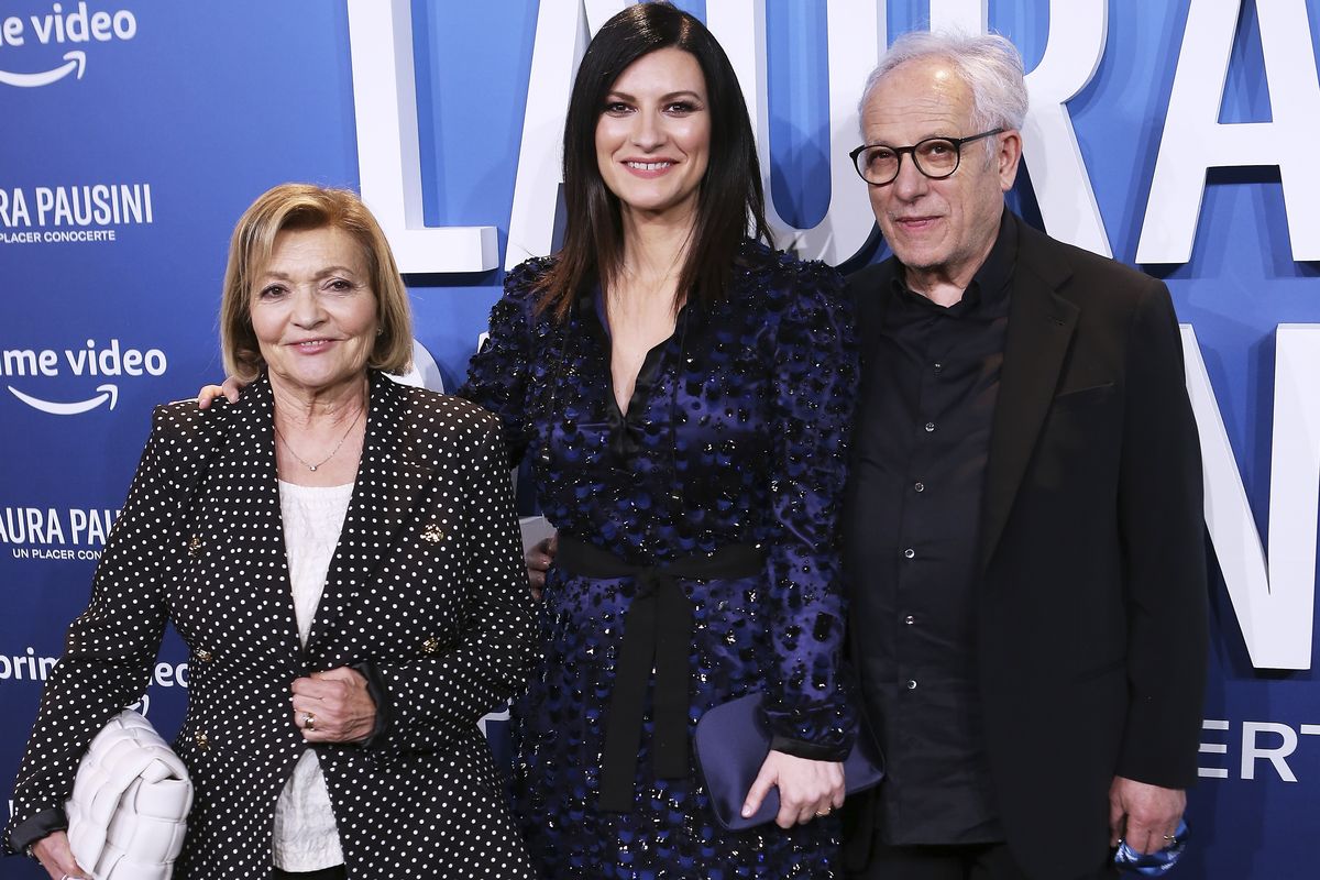 Laura Pausini, Gianna Ballardini e Fabrizio Pausini