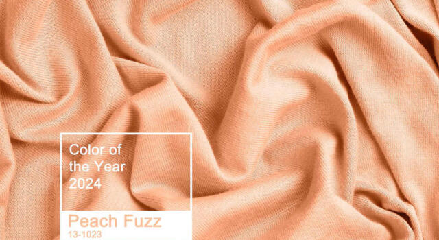Pantone 2024 è il Peach Fuzz: ecco com&#8217;è il colore dell’anno che invita all&#8217;accoglienza