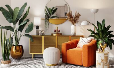Salotto con arredamento moderno